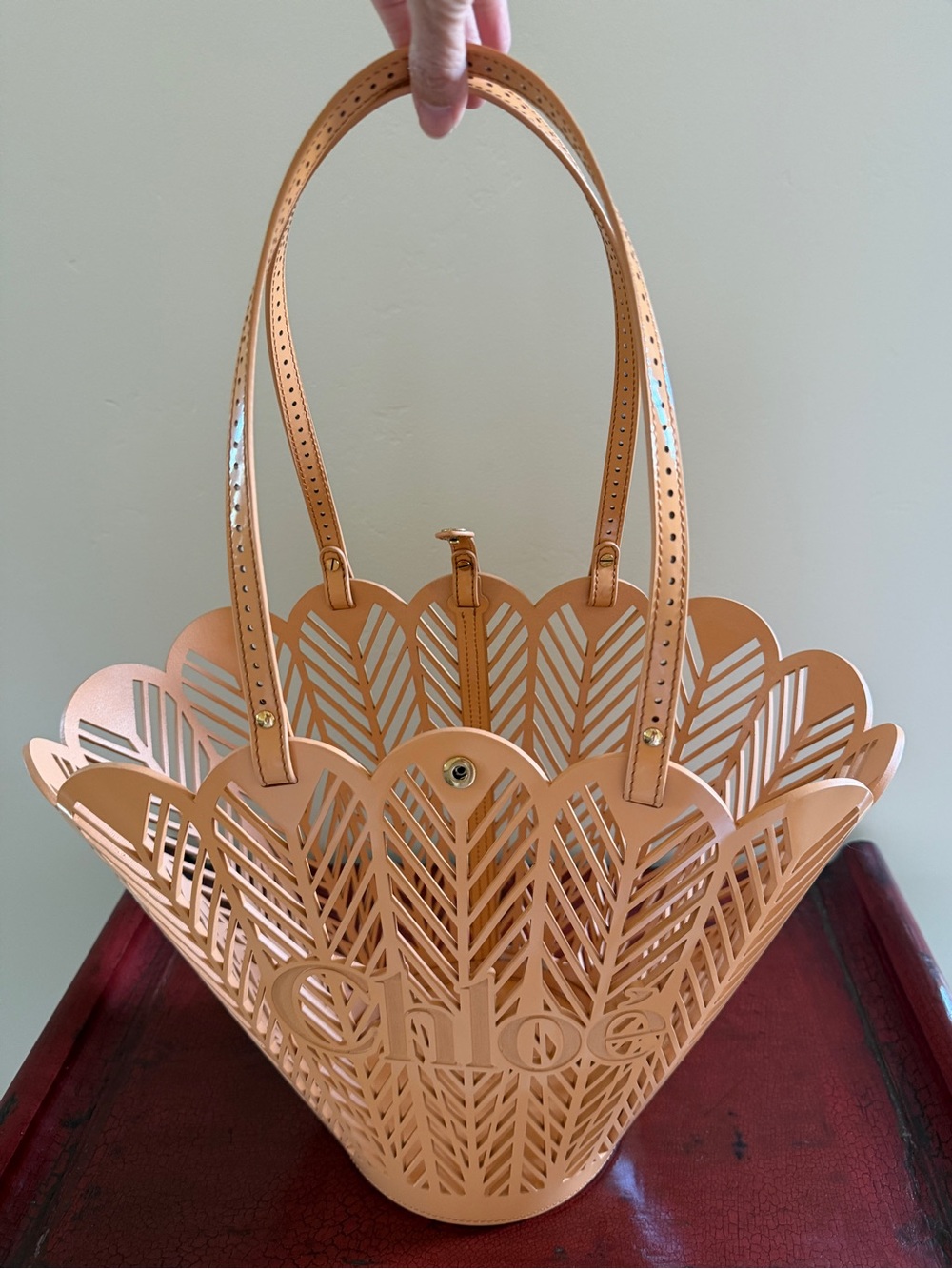 Chloe Soleil Patent Leather Beach Bag